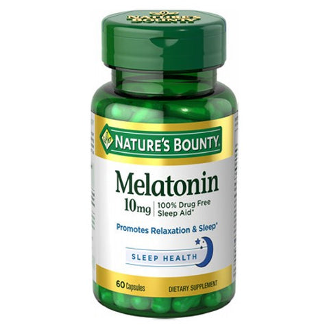 Melatonin 60 Caps by Nature's Bounty