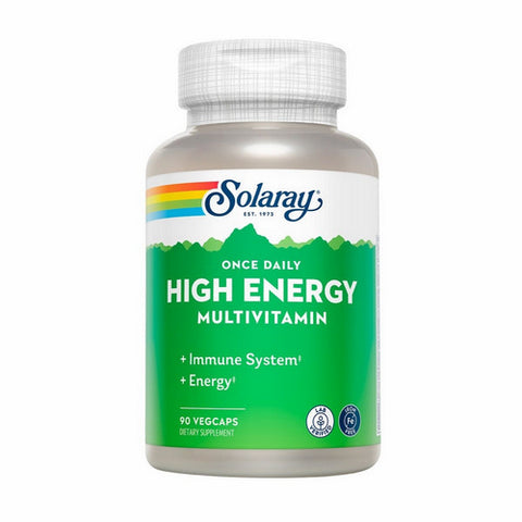 Solaray, Once Daily High Energy Iron-Free, 90 Caps Solaray