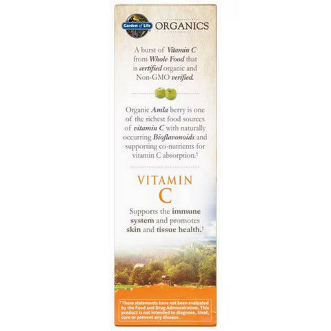 Garden of Life, Vitamin C Organic Spray Orange Tangerine Liquid, 2 Oz Garden of Life