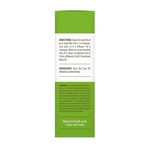Nature's Truth, Pure Essential Oil Tea Tree, 0.5 Oz Nature's Truth