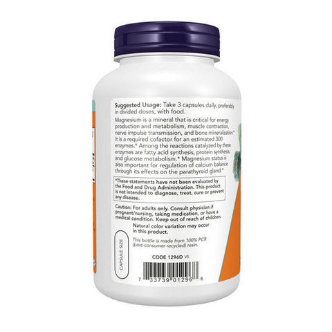 Now Foods, Magnesium Citrate, 240 Veg Caps Now Foods