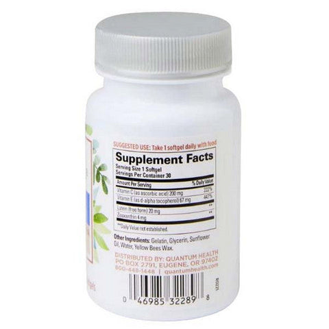 Quantum Health, See Lutein Plus Eye Health, 30 Softgels Quantum Health