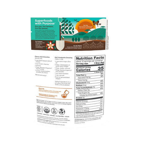 Navitas Organics, Organic Goji Powder, 4 Oz Navitas Organics