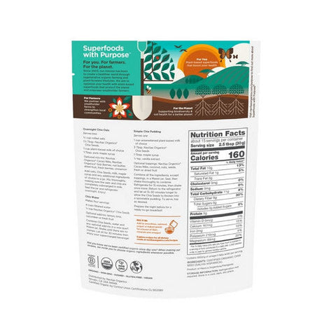 Navitas Organics, Organic Chia Seeds, 16 Oz Navitas Organics