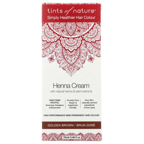 Tints of Nature, Henna Cream, Dark Brown 2.46 Oz Tints of Nature