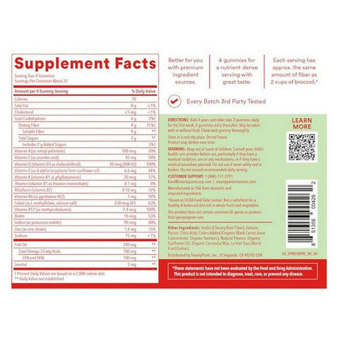 SmartyPants, Kids Complete & Fiber, 90 Count SmartyPants