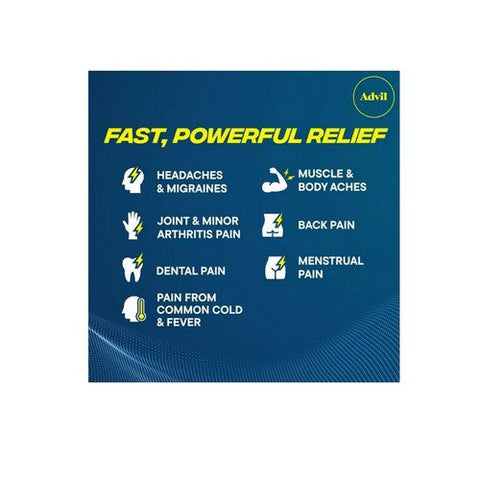 Advil, Solubilized Ibuprofen Pain Reliever Fever Reducer Liqui-Gels, 200 Mg, 20 Caps