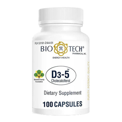 Vitamin D-3 100 Capsules by Bio-TechPharmacal