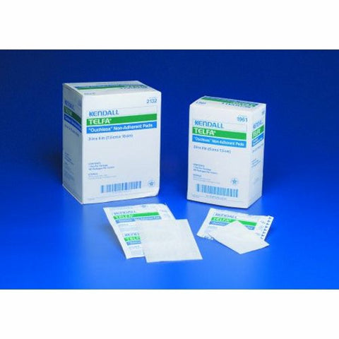 Cardinal, Non-Adherent Dressing TelfaOuchless Cotton 3 X 6 Inch Sterile, Count of 750 Cardinal