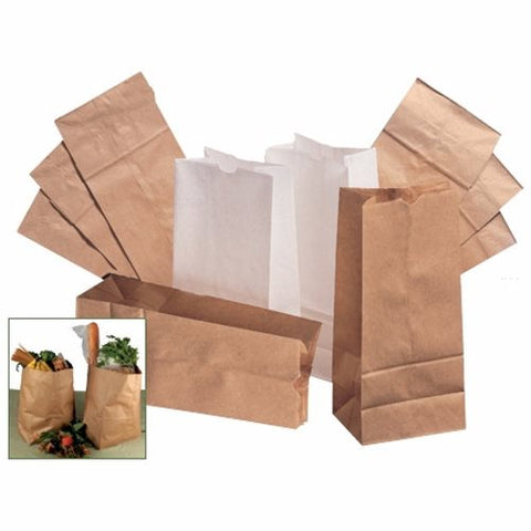 Lagasse, Grocery Bag Brown Kraft Paper 8 BAGGK8500, Pack Of 500 Lagasse