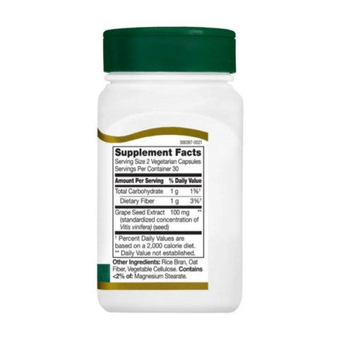 21st Century, Grape Seed Extract, 60 Caps 21st Century