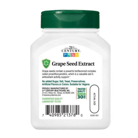 21st Century, Grape Seed Extract, 60 Caps 21st Century