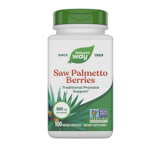 Saw Palmetto Berries 100 Veg Caps by Nature's Way