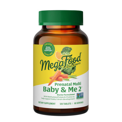 Baby And Me 2 Prenatal Multi 120 Tabs by MegaFood