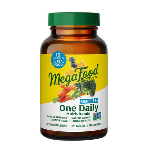 Men's 55+ One Daily Multivitamin 120 Tabs by MegaFood