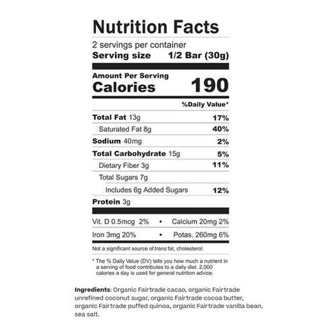 Hu, Choc Van Quinoa Qrispy, 2.1 Oz(Case Of 12) Hu