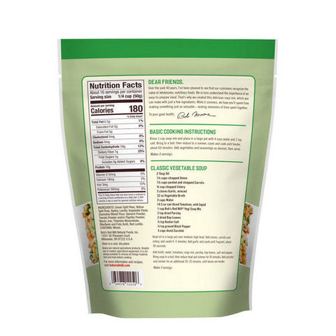 Bobs Red Mill, Soup Mixed Vegetable, 28 Oz(Case Of 4) Bobs Red Mill