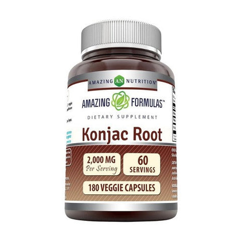 Amazing Nutrition, Amazing Formulas Konjac Root, 2000 mg, 180 Veg Caps Amazing Nutrition