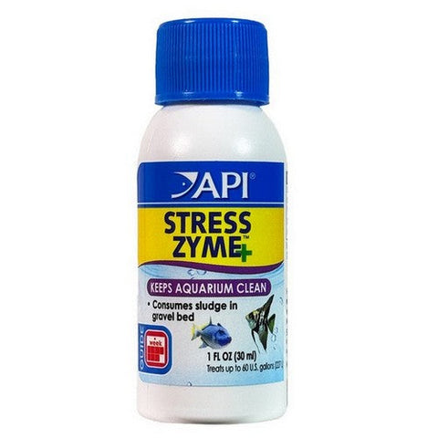 API, Stress Zyme Plus Aquarium Cleaning Solution, 1 Oz (Case Of 12) API