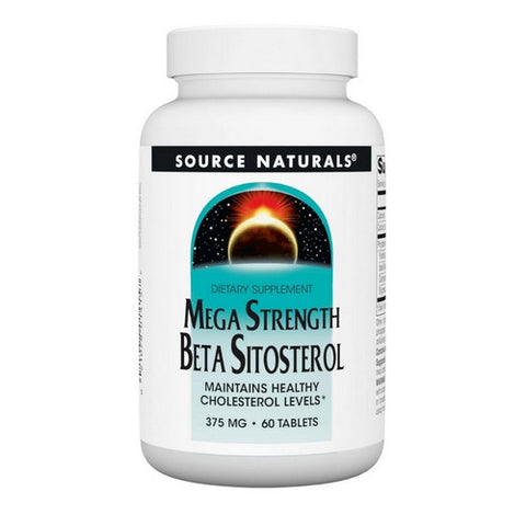 Source Naturals, Mega Strength Beta Sitosterol, 60 Tabs Source Naturals