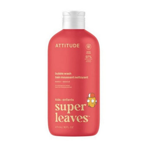Attitude, Little Leaves Bubble Bath Mango, 16 Oz Attitude