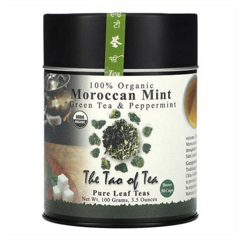 Nature's Answer, Moraccan Mint Loose Leaf Tin, 3.5 Oz The Tao Of Tea