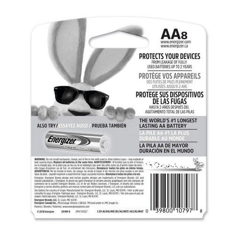 Energizer, Max Alkaline Batteries Aa, 8 Each Energizer