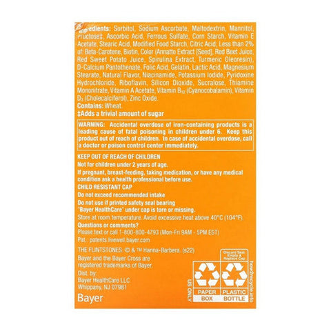 Flintstones, Plus Immunity Support Children'S Multivitamin Chewable, 90 Tabs