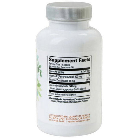 Quantum Health, Quercetin Plus Immune Support, 500 Mg, 90 Caps