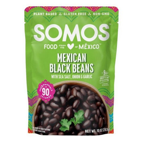 Somos, Mexican Black Beans Ready To Eat, 10 Oz (Case Of 6) Somos