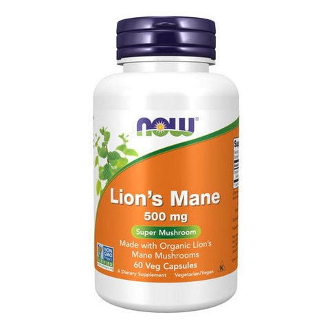 Now Foods, Lion's Mane, 500 Mg, 60 VegCaps