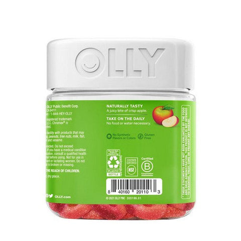 Olly, Metabolism Gummy Rings Apple Cider Vinegar, 30 Gummies Olly