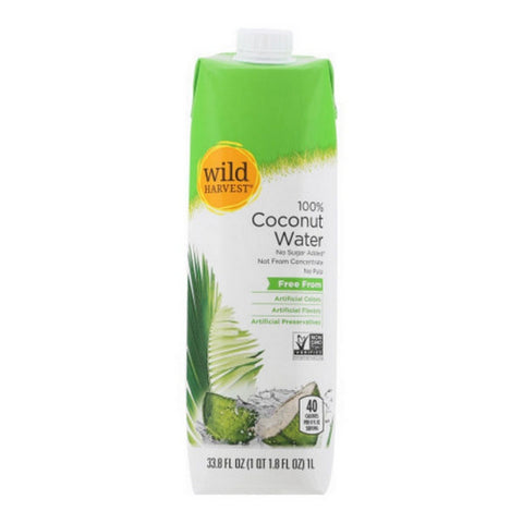 Pure Coconut Water 33.8 Oz (Case Of 12) by Wild Harvest