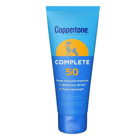 Coppertone, Complete Sunscreen Lotion SPF 50, 7 Oz Coppertone