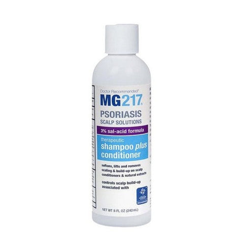 Mg217, 3% Sal Acid Psoriasis Therapeutic Shampoo And Conditioner, 8 Oz Mg217