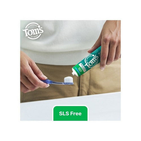 Tom's Of Maine, Wicked Fresh Cool Peppermint Fluoride Natural Toothpaste, 4 Oz (Case Of 6) Tom's Of Maine