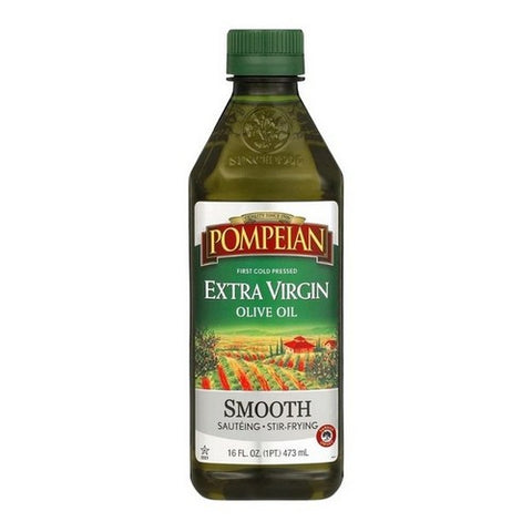 Pompeian, Extra Virgin Olive Oil Smooth, 16 Oz (Case Of 12) Pompeian