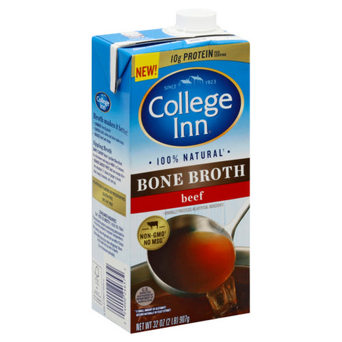 Beef Bone Broth 32 Oz (Case Of 12) by College Inn