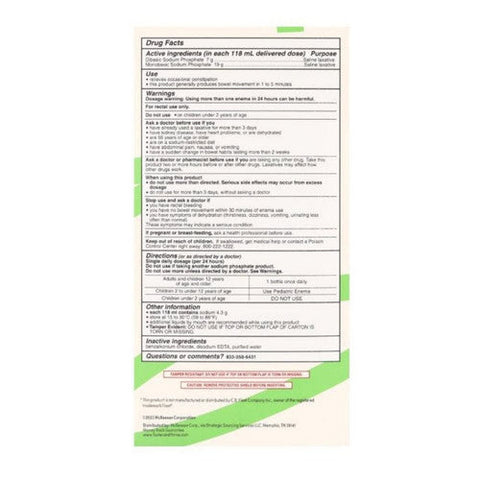 Foster And Thrive, Ready To Use Enema Saline Laxative, 4.5 Oz Foster And Thrive