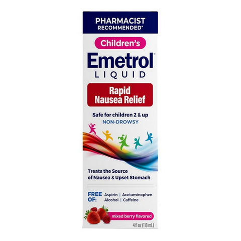 Emetrol, Children'S Rapid Nausea Relief Liquid Mixed Berry, 4 Oz Emetrol