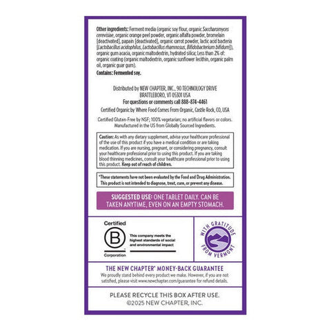 New Chapter, One Daily Every Woman's Multivitamin 40+ Plus, 30 Count New Chapter