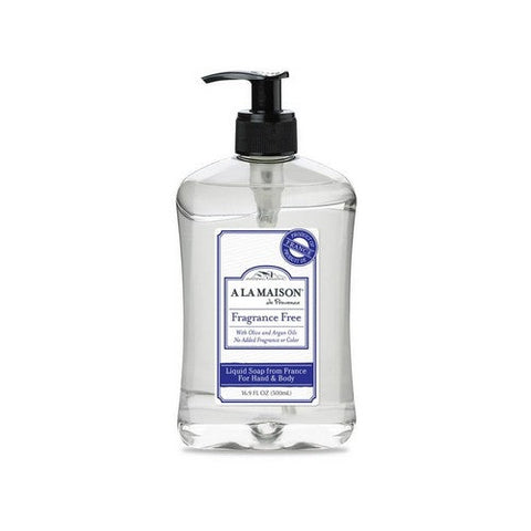 A La Maison, Fragrance Free Liquid Soap, 16.9 Oz