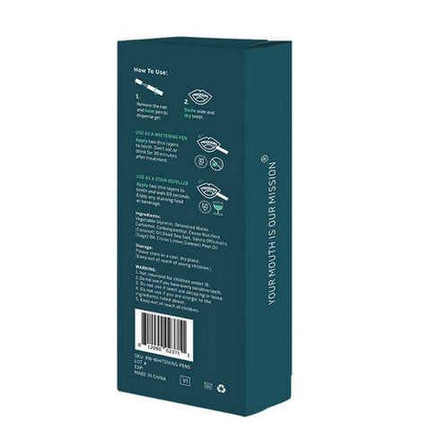 Primal Life Organics, Real White Teeth Whitening Pens, 3 Pack Primal Life Organics