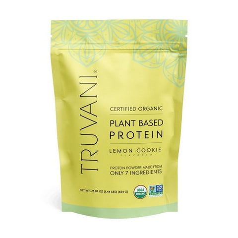 Organic Plant Based Protein Powder Lemon Cookie 23.07 Oz by Truvani