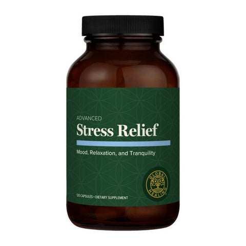Advanced Stress Relief Supplement 120 Capsules by Global Healing Center
