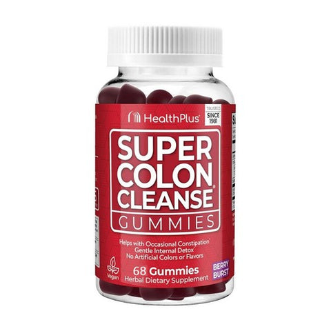 Super Colon Cleanse Gummies 68 Count by Health Plus