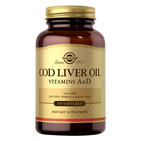 Cod Liver Oil 100 Softgels by Solgar
