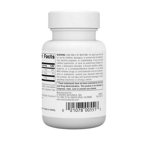 Source Naturals, Sleep Science Melatonin, 3 Mg, 120 Tabs Source Naturals