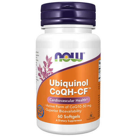 Ubiquinol CoQH-CF 60 Gels by Now Foods
