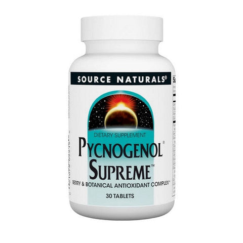 Source Naturals, Pycnogenol Supreme, 30 Tabs Source Naturals